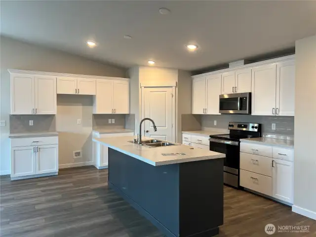 Kitchen with Custom Cabinets