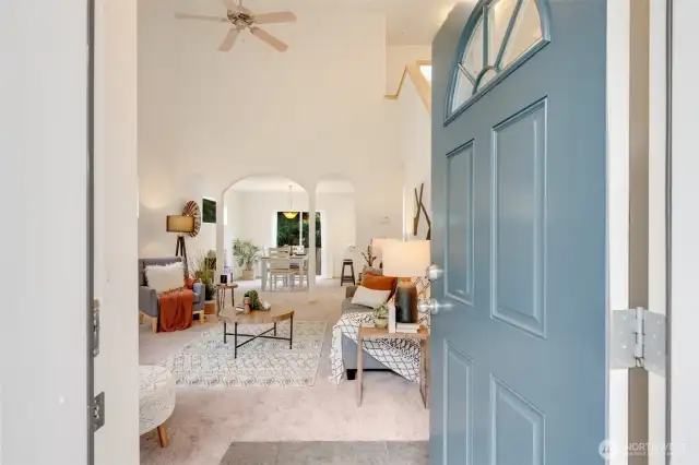 Step inside to a bright and welcoming living space.