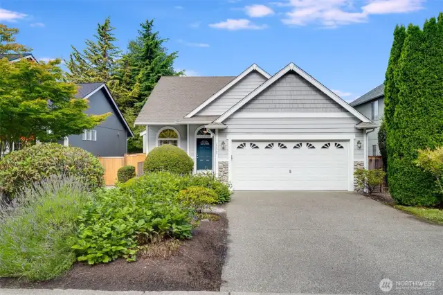 The home features newly painted exterior trim.