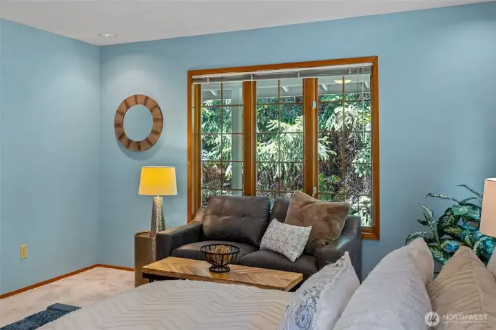 Spacious Primary Bedroom with Primary Bath and Walk in closet.