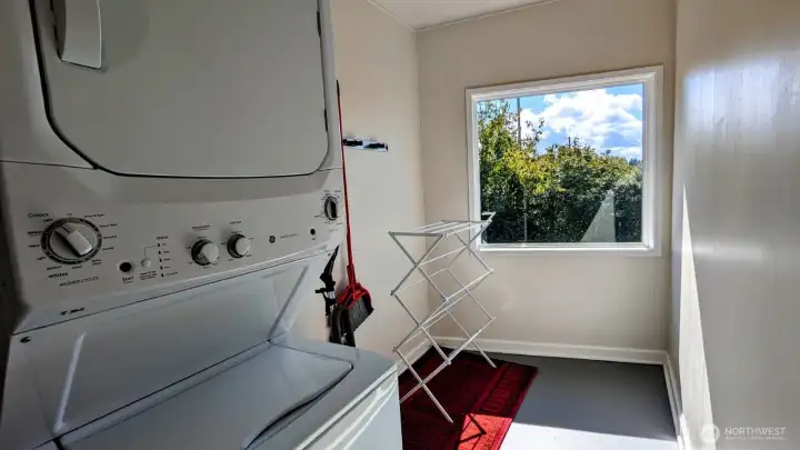 Separate laundry room