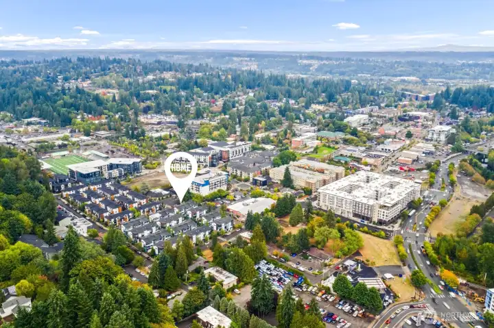 Downtown Bothell blends walkable urban life with abundant dining, shopping, and entertainment—including McMenamins Anderson School and the Park at Bothell Landing-making it a vibrant social scene.   It’s a pedestrian-friendly hub with enhanced Main Street and a Boulevard, offering diverse dining, a boutique hotel, a movie theater, a swimming pool, Zulu’s Board Game Cafe, and the Bothell Farmers Market.