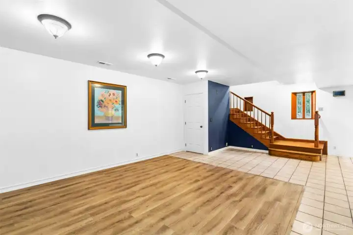 Lower Level is Open Floor Plan