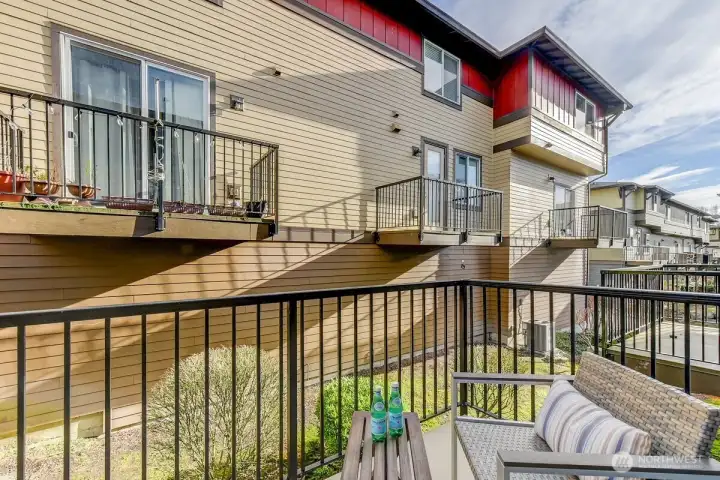 Relax on a sunny day on your outside deck