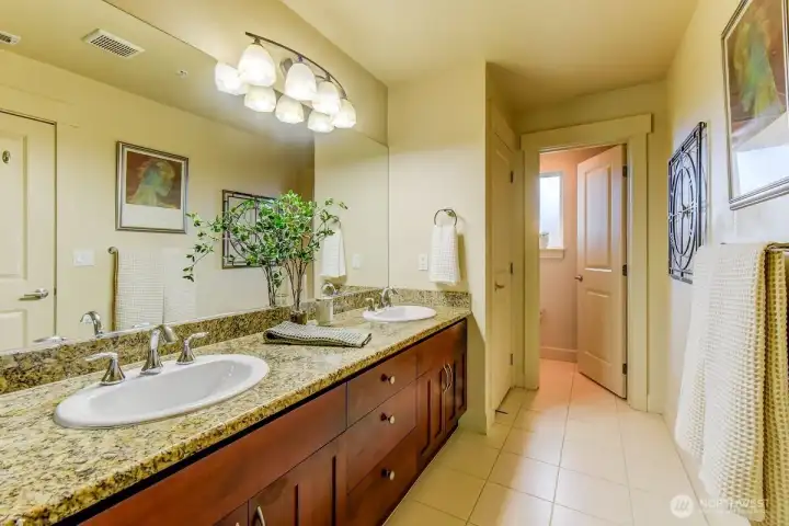 Separate toilet area