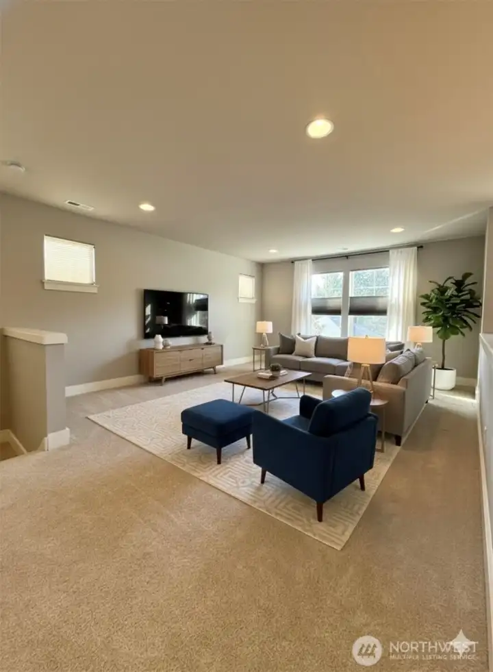 Bonus Room/Loft upstairs (Virtually Staged)