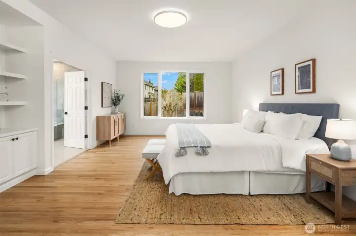 main floor primary suite