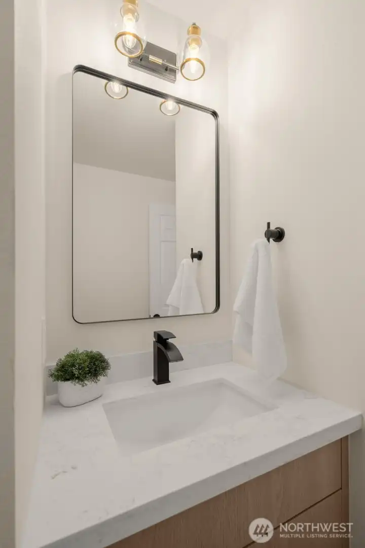 Half bath located on the main level for added convenience