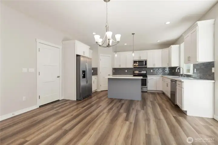 Convenient Garage to Kitchen door for bringing in groceries