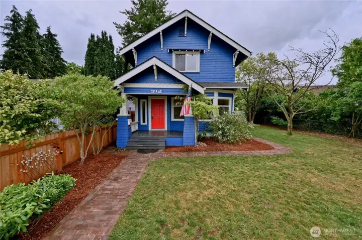 With a cute red door this has all the curb appeal one could hope for!