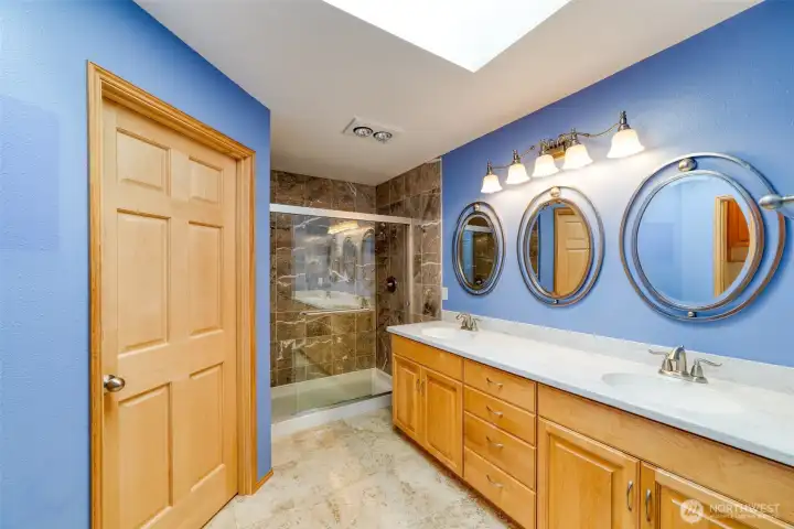 Primary bathroom Primary bathroom