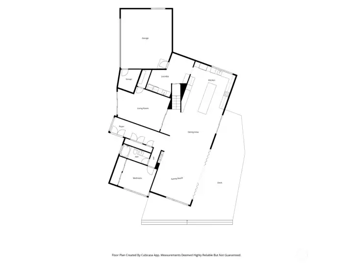 Main level floorplan
