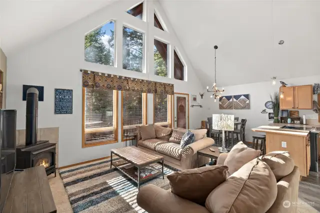 Mostly furnished so you can move right in and start enjoying summer in the mountains!