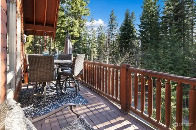 Enjoy the sunshine from the deck located off of the main level.
