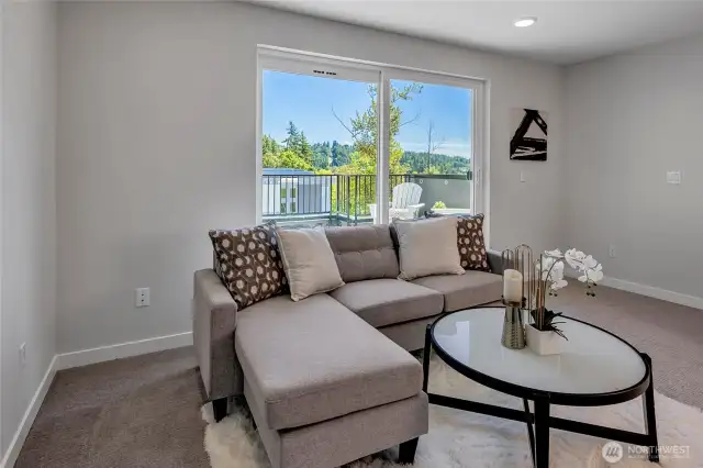 Rooftop den (photos of lot34, same floorplan)