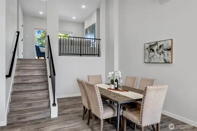 Cozy dining area (photos of lot34, same floorplan)