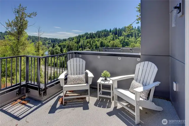 Incredible view of Wayne Park and Sammaish River (photos of lot34, same floorplan)