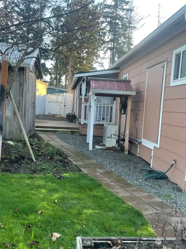 Back Yard and Shed