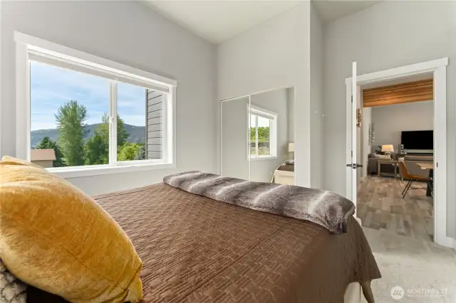 View 2 of the upper level Guest Bedroom.