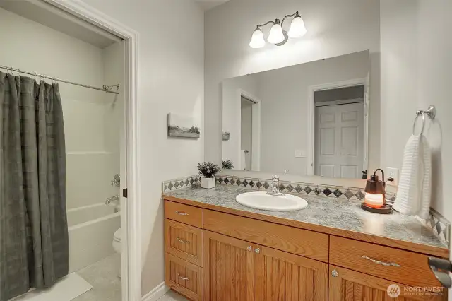 Full bath with separate shower room