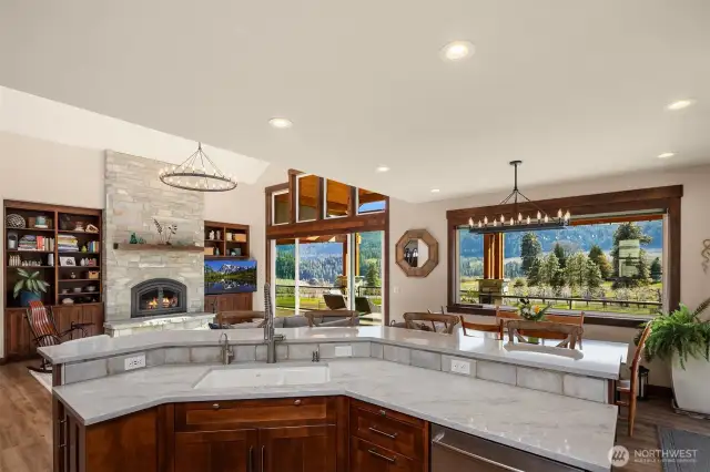 Views from every room, Restoration Hardware fixtures and accents