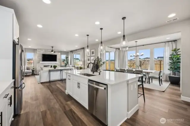 Kitchen - photo of actual home