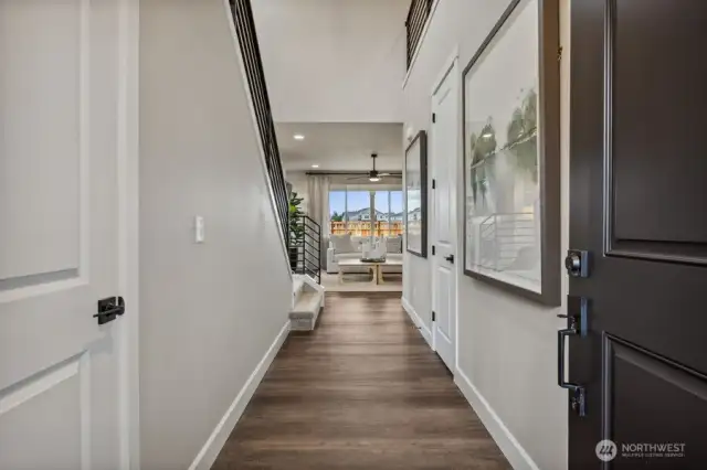 Entry - photo of actual home