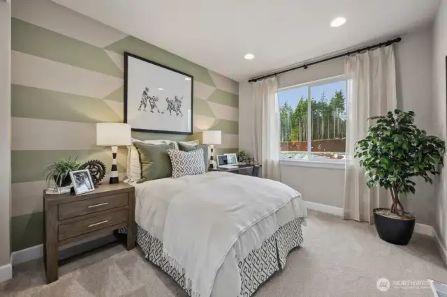 Upper secondary bedroom - photo of actual home