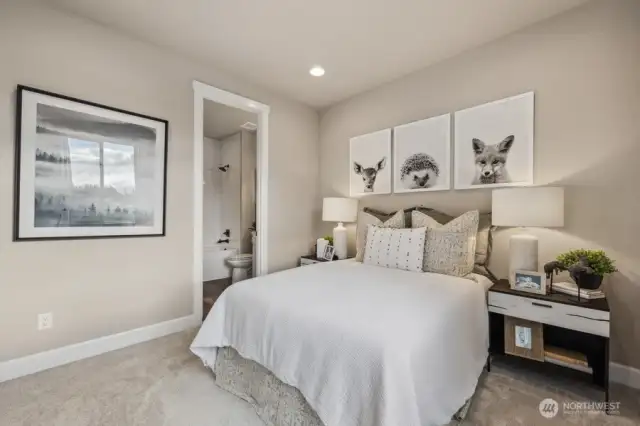 Upper secondary bedroom 3 - photo of actual home