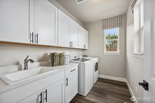 Laundry - photo of actual home