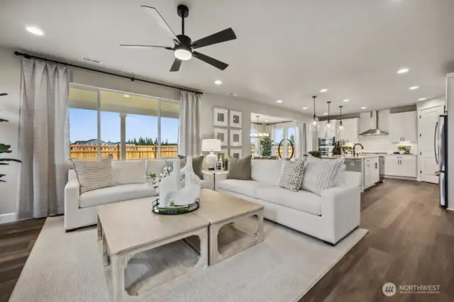 Great room - photo of actual home