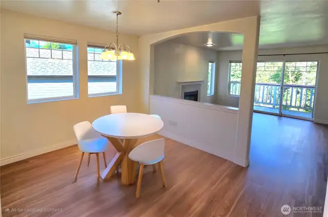 Kitchen & Dinning (AI Staged Furniture)