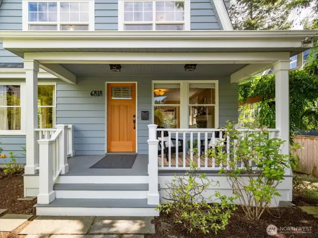 Large covered front porch.