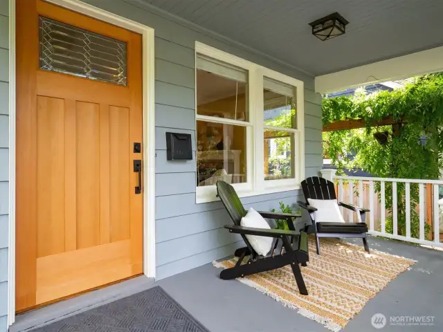Large front porch.