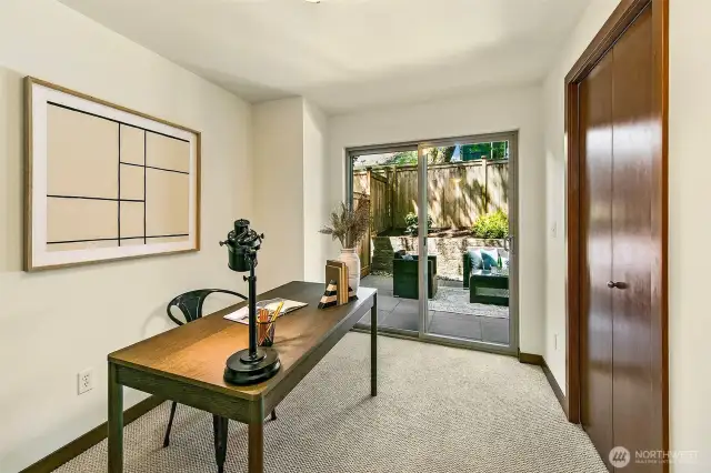 Lower level has a third bedroom that can be used as an office, gym, or whatever you need!