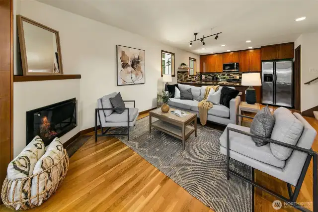 Open concept living space