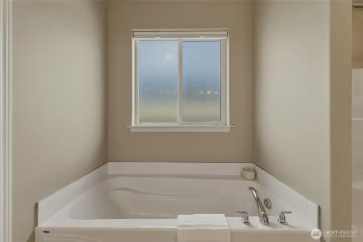 Primary Bathroom with Soaking Tub