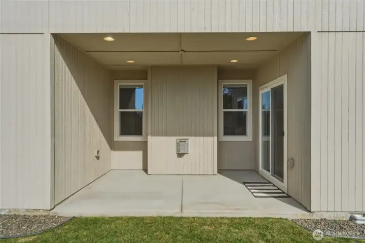 Covered Patio Space with Hot Tub Hookup