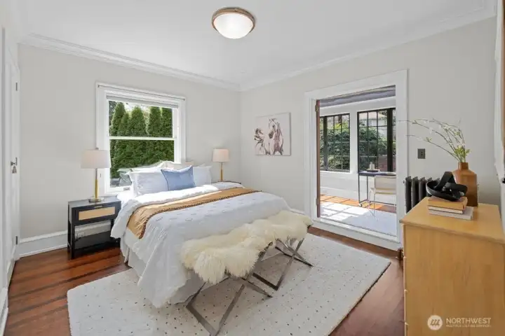 Large SW corner bedroom located on the 2nd floor.