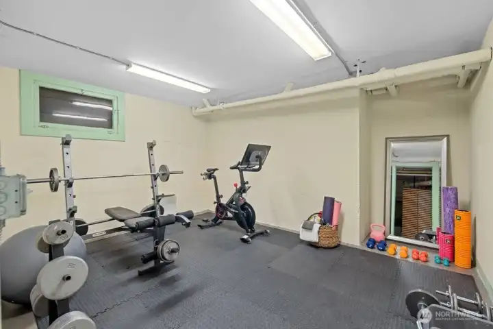 Ready to turn in your gym membership ~ great way to start your day with a quick spin, a few reps or pilates too.