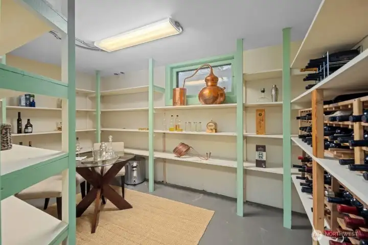 The distillery/wine cellar.