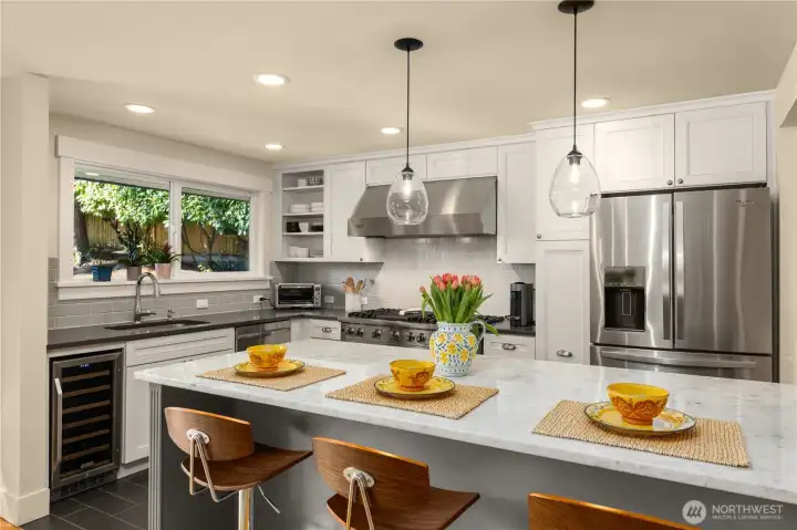 This Chef's kitchen gets those creative juices bubbling.