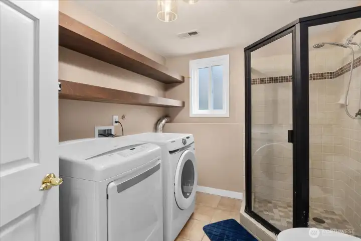 Downstairs Bath/Utility Rm