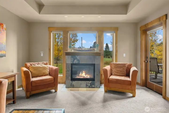 Beautiful views from picture windows