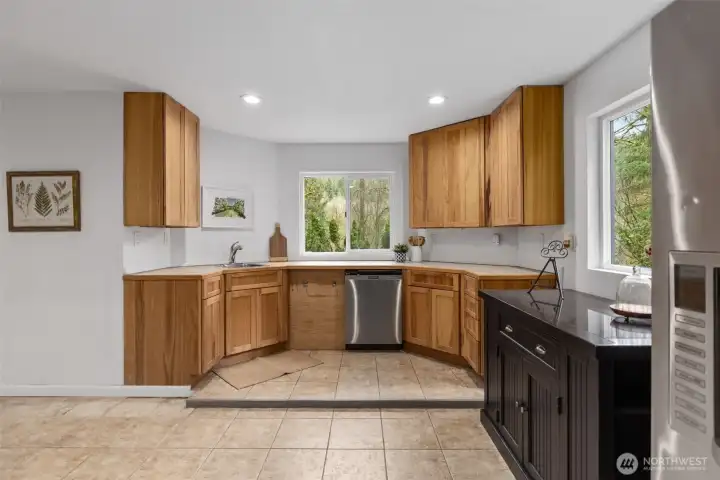 Basement kitchenette