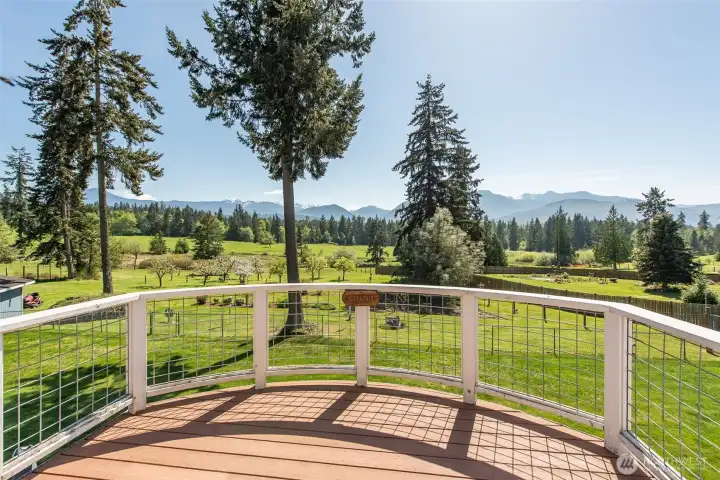 Upstairs Deck through French Doors