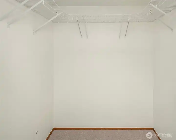 There is a very large walk in closet in the main floor primary.