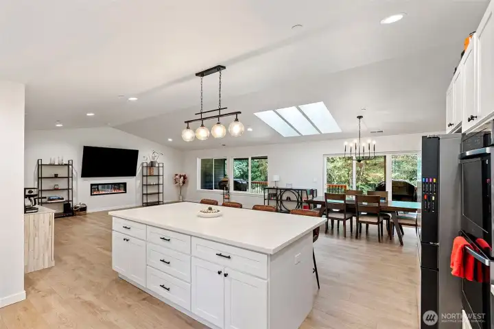 Wide view from kitchen sink