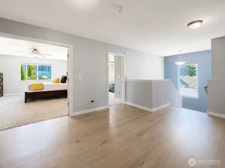 Upstairs landing