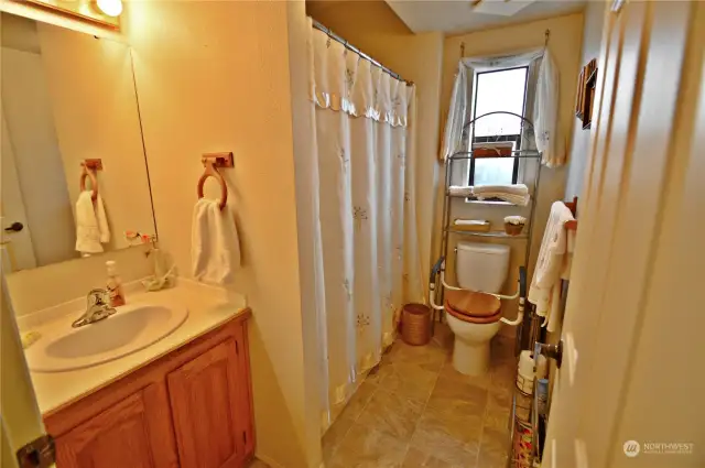 Main Bath with Accessible Toilet